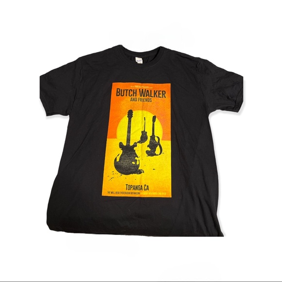 RARE! Butch Walker T-shirt Topanga, CA. Autumn Leaves benefit show Men’s XL - Picture 2 of 3